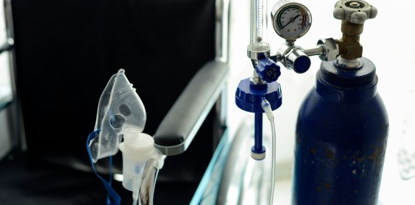 Portable oxygen is used with people who suffer from COPD.